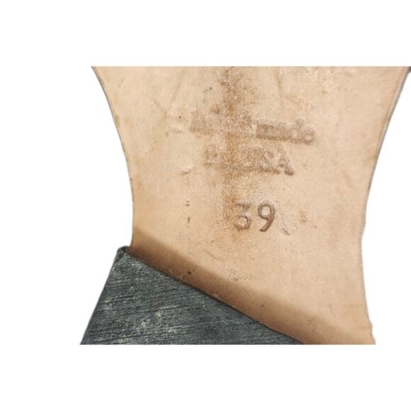 Cliff Dweller Suede Flats Navy Blue Minimalist Handmade Shoes Women’s Size 39 EU - Picture 11 of 12